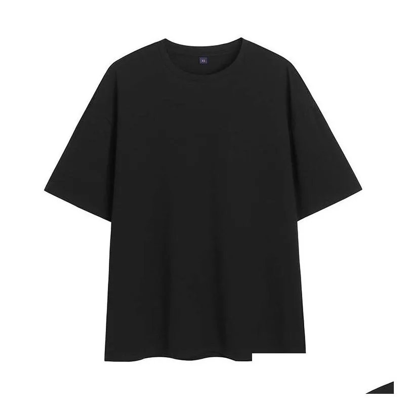 YDB Q000 # 180G Cotton Round Neck Short Sleeve T-shirt