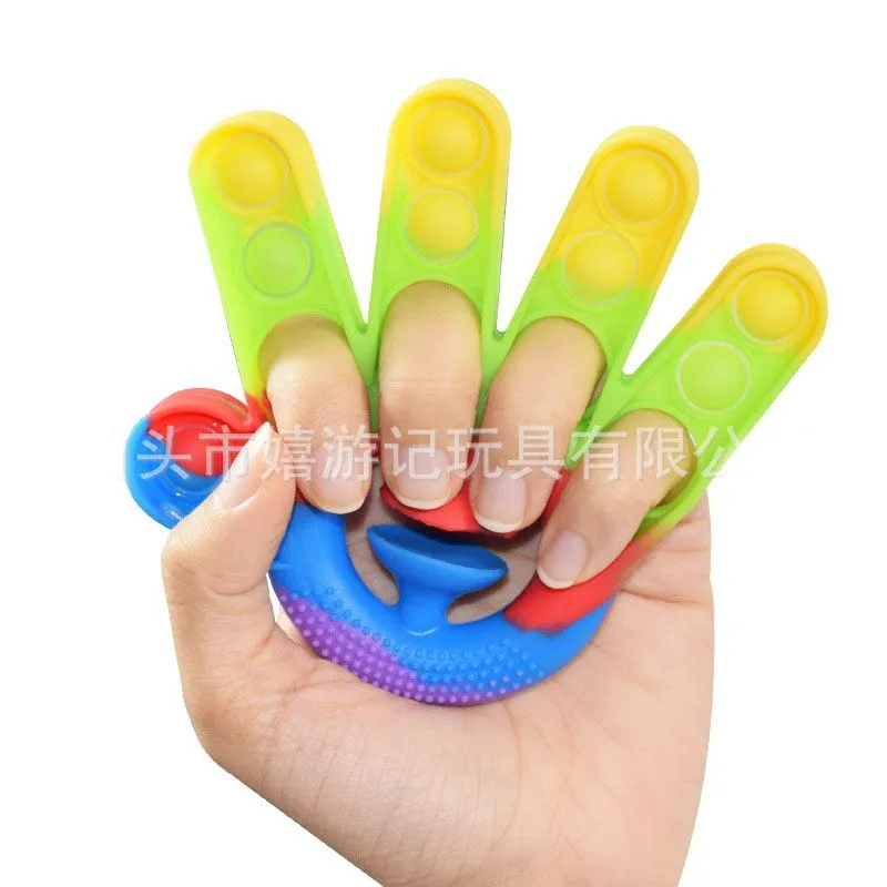 Silicone toys hand power device  fidget toy work irritable decompression artifact