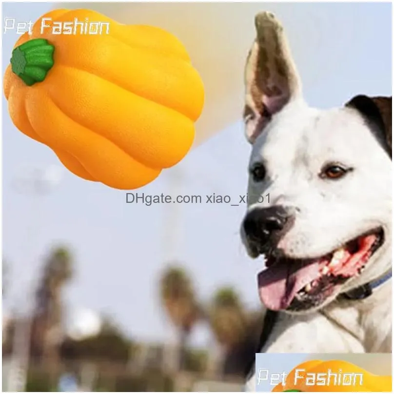 dog toys chews pet pumpkin toy for small large dogs halloween interactive chew outdoor training labrador french bulldog accessories