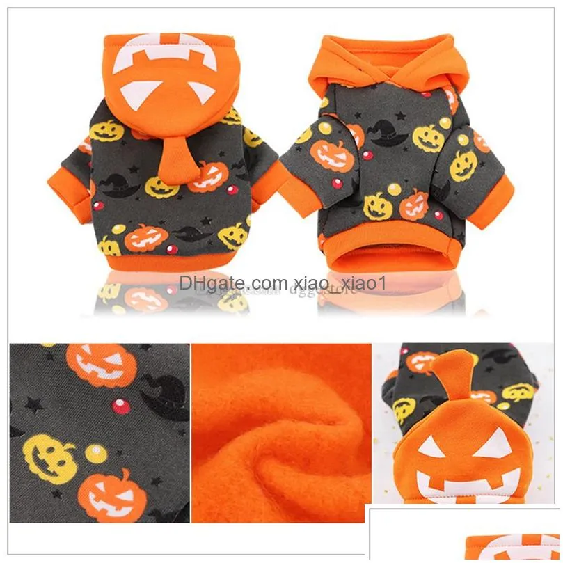 5 color dogs costume dog apparel funny cute halloween suit warm spider bat shape hoodies pumpkin pet winter clothes sweatshirt coat devil role play clothing