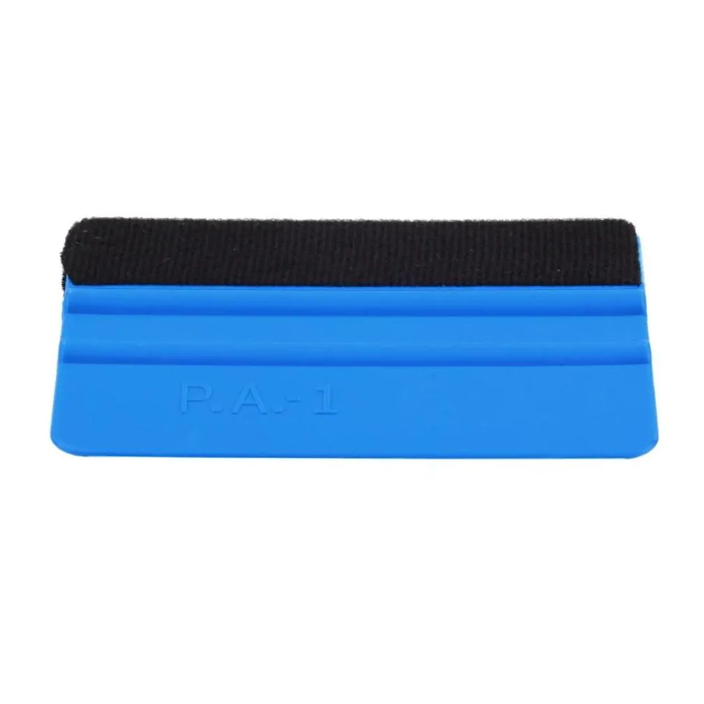 car vinyl film wrapping tools  squeegee with felt soft wall paper scraper mobile screen protector install squeegee tool