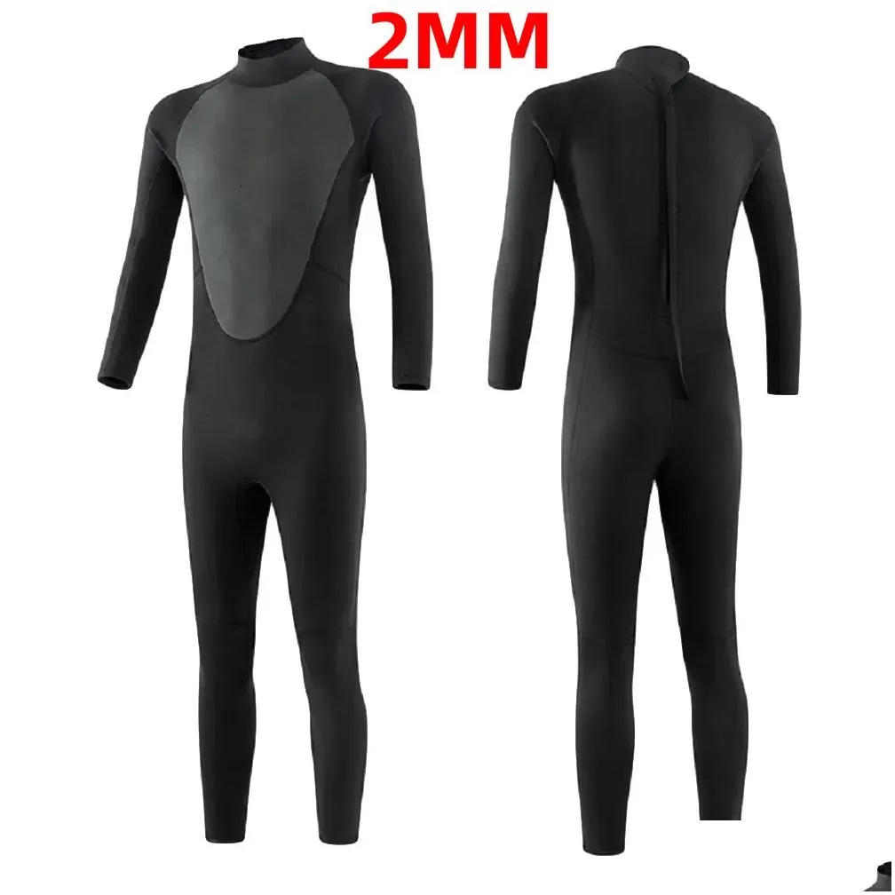 Wetsuits Drysuits Neoprene Wetsuit Men Women Front Zipper Diving Suit for Snorkeling Scuba Diving Swimming Kayaking KiteSurfing Full Wetsuit