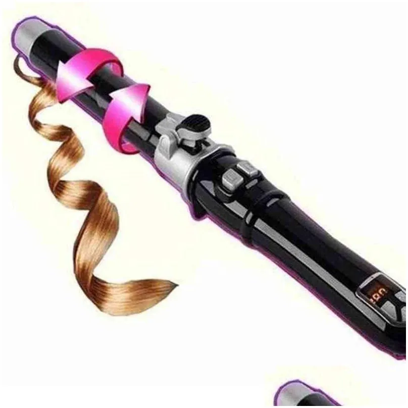Automatic Hair Curler Stick Professional Rotating Curling Iron Ceramic Roll Curling 360-degree Automatic Rotation Curling Tools