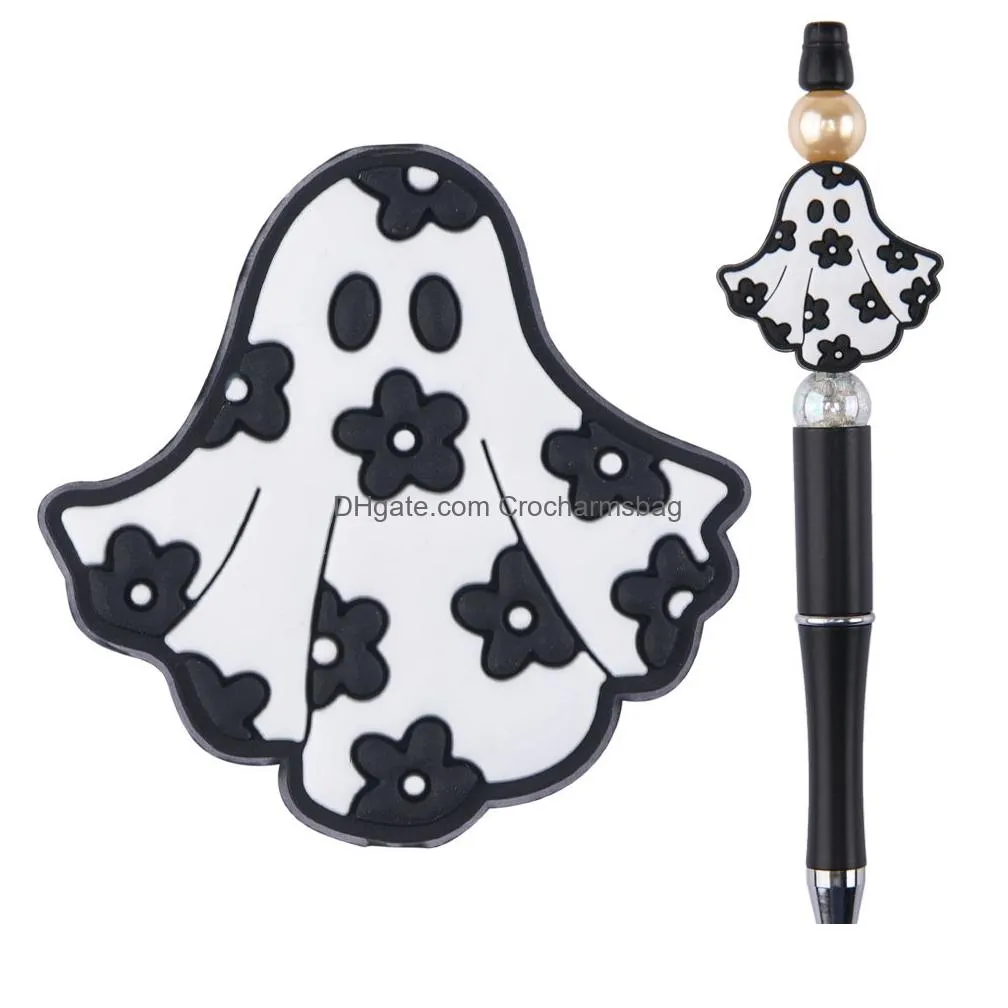 Shoe Parts & Accessories Christmas Custom Pvc Pen Charms Ballpoint Colorf Cute Decoration Students For School Drop Delivery Shoes Dhl87