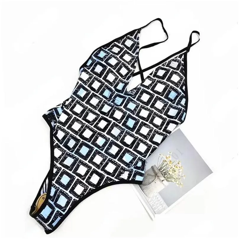 2022 Mix 4 Styles Summer Women One-Piece Swimsuit High Waist Bikini Bathing Suit Swim Beach Swimwear