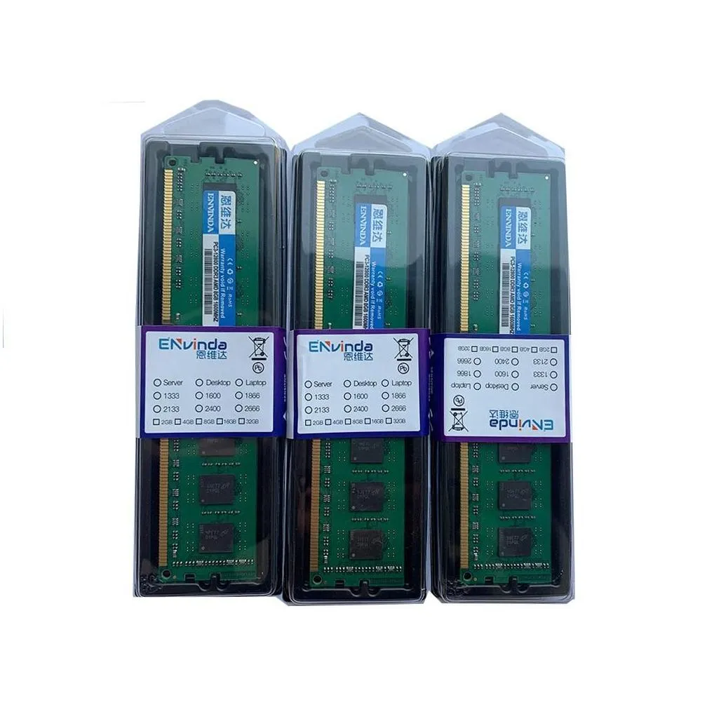 RAMs ENVINDA DDR3 DDR4 16GB 8GB 4GB 32GB Memory PC3 1333 1600 2133 2400 2666 3200 Desktop Dimm RAM