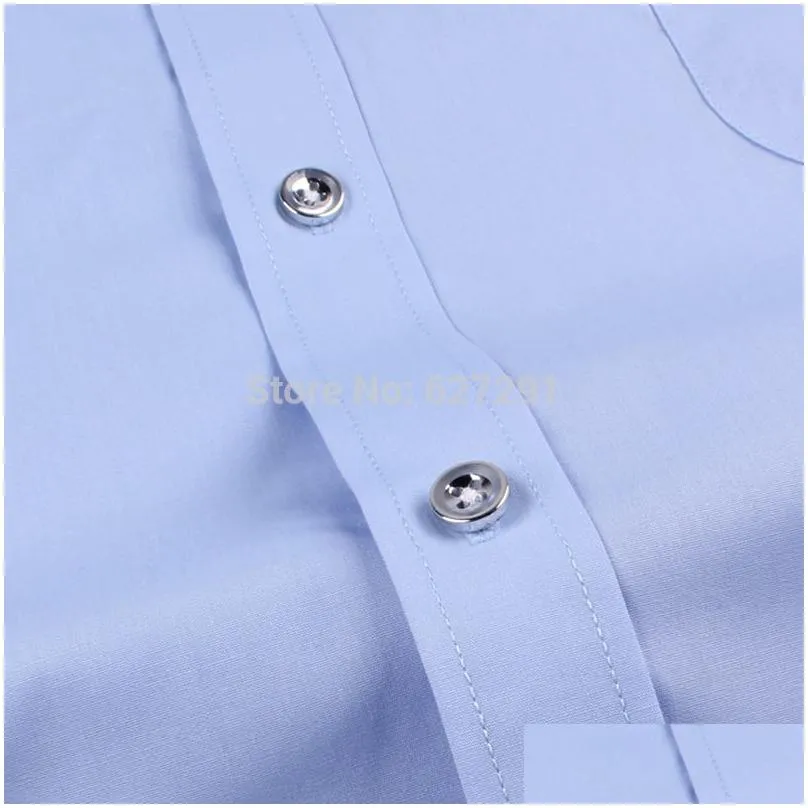 Wholesale-New 2020High quality Mens Shirts Fashion Business Casual Dress Shirt with french cufflinks Free Shipping XXXXL