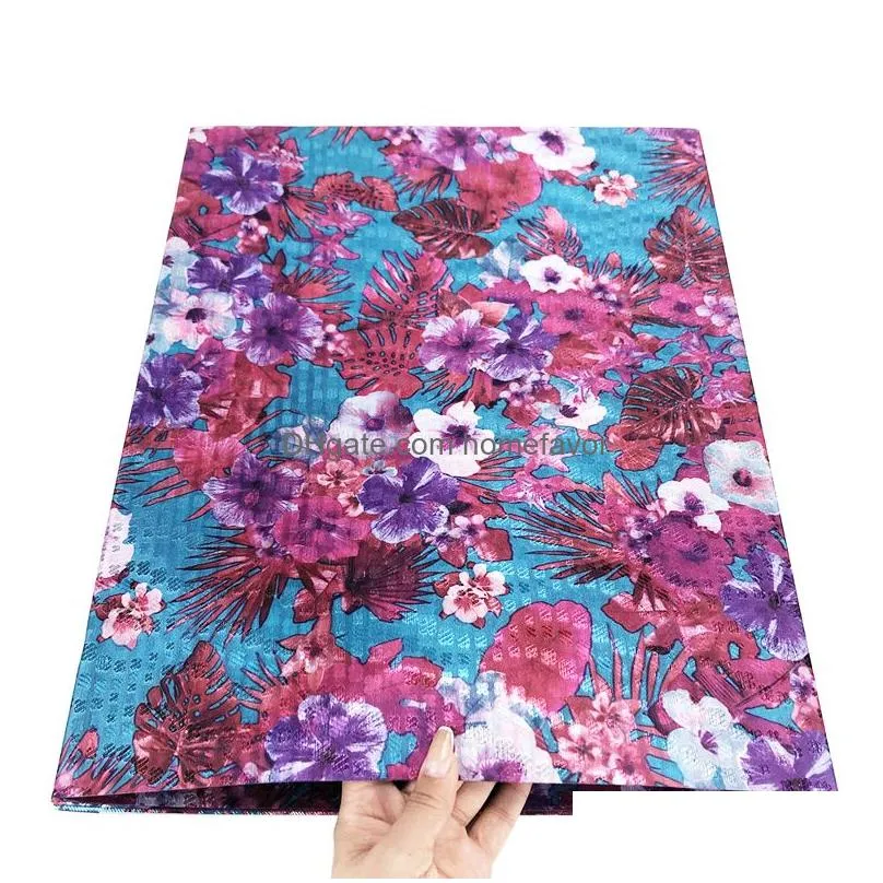 fabric and sewing african multi color sego headtie high quality 020 2pcs bag headscarf wrapper for wedding aso ebi 230727