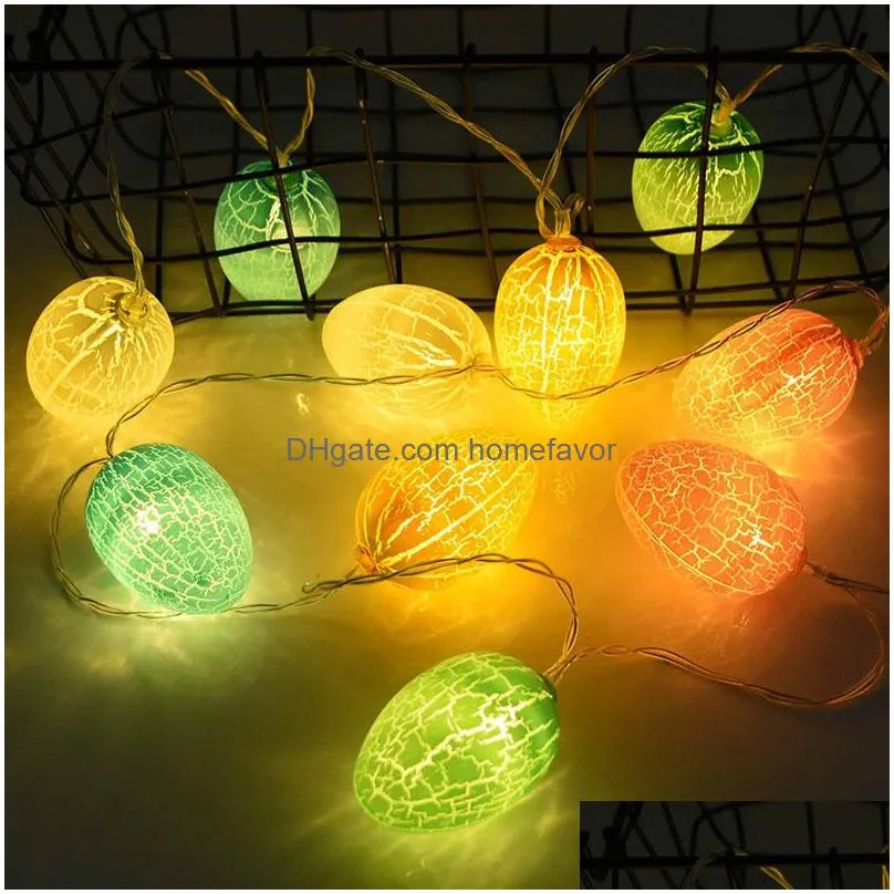 other festive party supplies 10leds easter decorations for home egg rabbit led string light bunny fairy lights wedding ornament garland