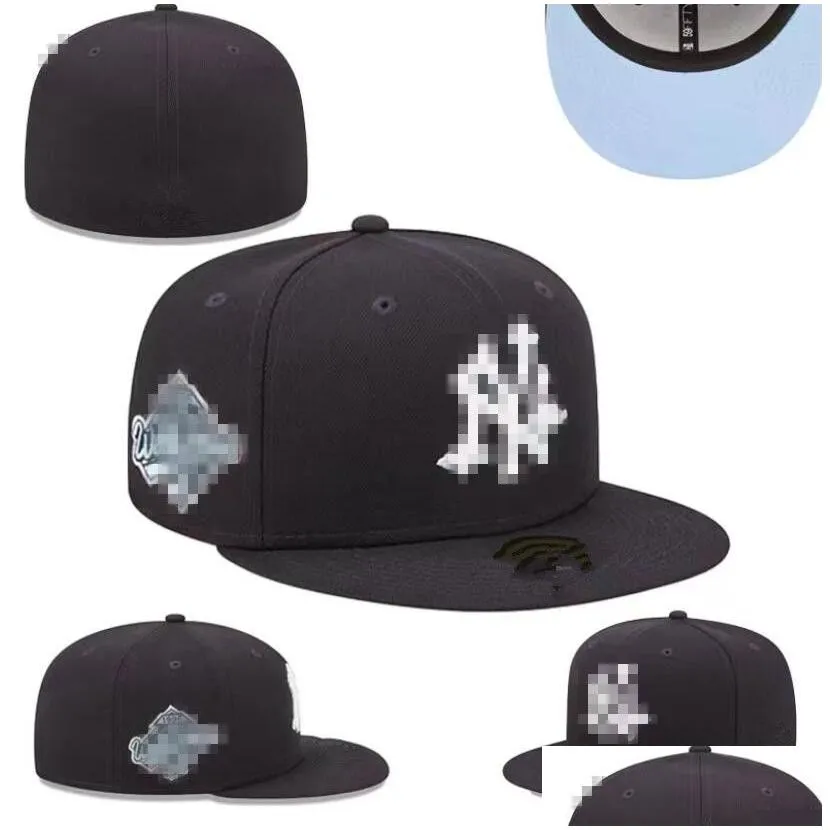 Men`s Baseball Yankees Fitted Size Hats LA Snapback Hats World Series white Hip Hop SOX Sport Caps Chapeau Gray Stitch Heart 