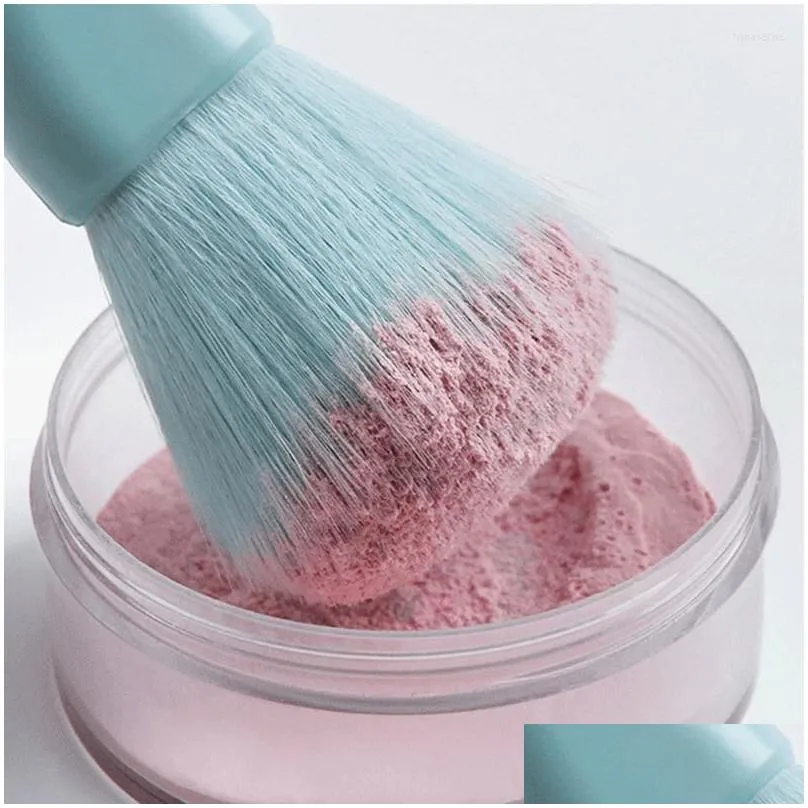 Makeup Brushes Professional Set 10Pcs Soft Foundation Powder B Brush Eyeshadow Contour Blending Make Up Beauty Drop Delivery Otw5F