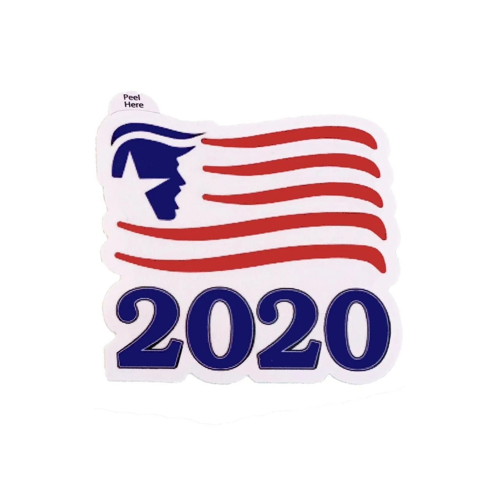 free shipping 18 types New Styles Donald Trump 2020 Car Stickers train Sticker Keep Make America Great Decal for Car Styling Vehicle