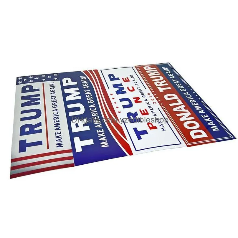 wholesale donald trump 2020 car sticker america president election sticker fashion exquisite stickers home garden waterproof stickers wvt0428 highest