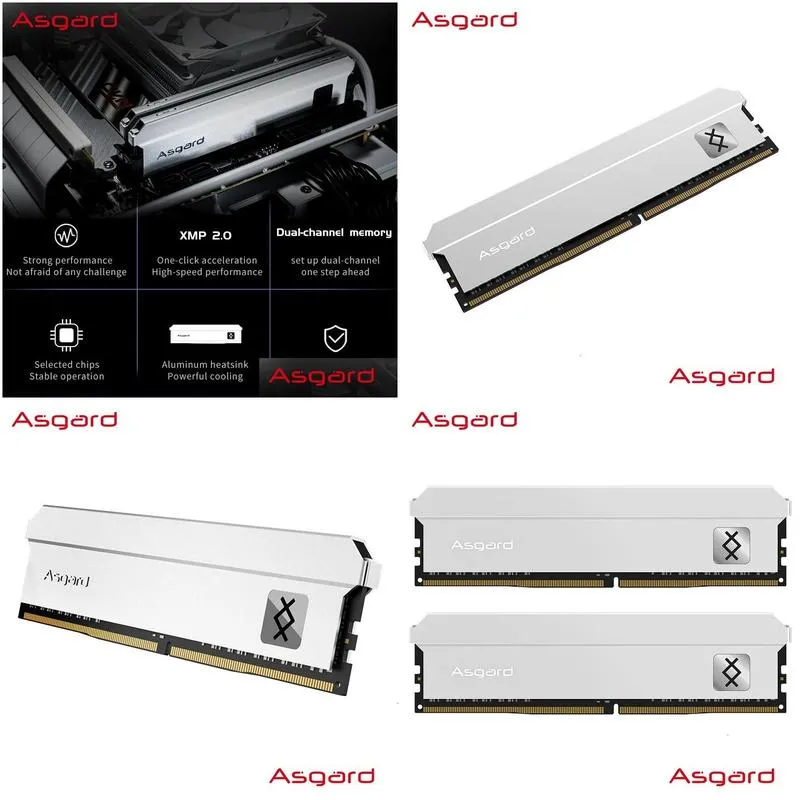 Asgard ddr4 ram memory 8GB16GB 32GB 3600MHZ 4000MHZ dimm for PC desktop 240314