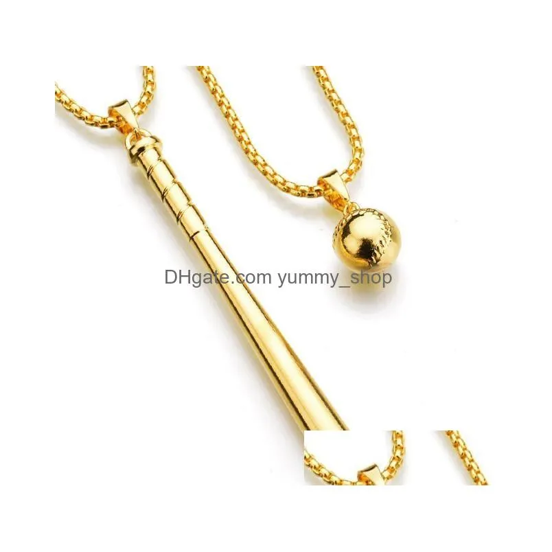 2020 hip hop style infinity necklace personality punk style cross baseball necklace men and women wholesale price