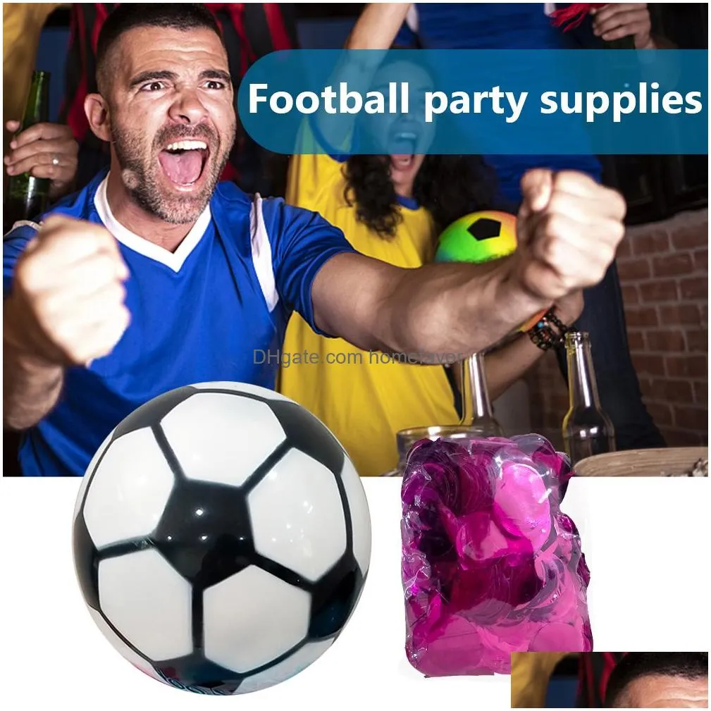 other event party supplies creative exploding soccer ball decorations innovative gender reveal set festive holiday props surprised gift