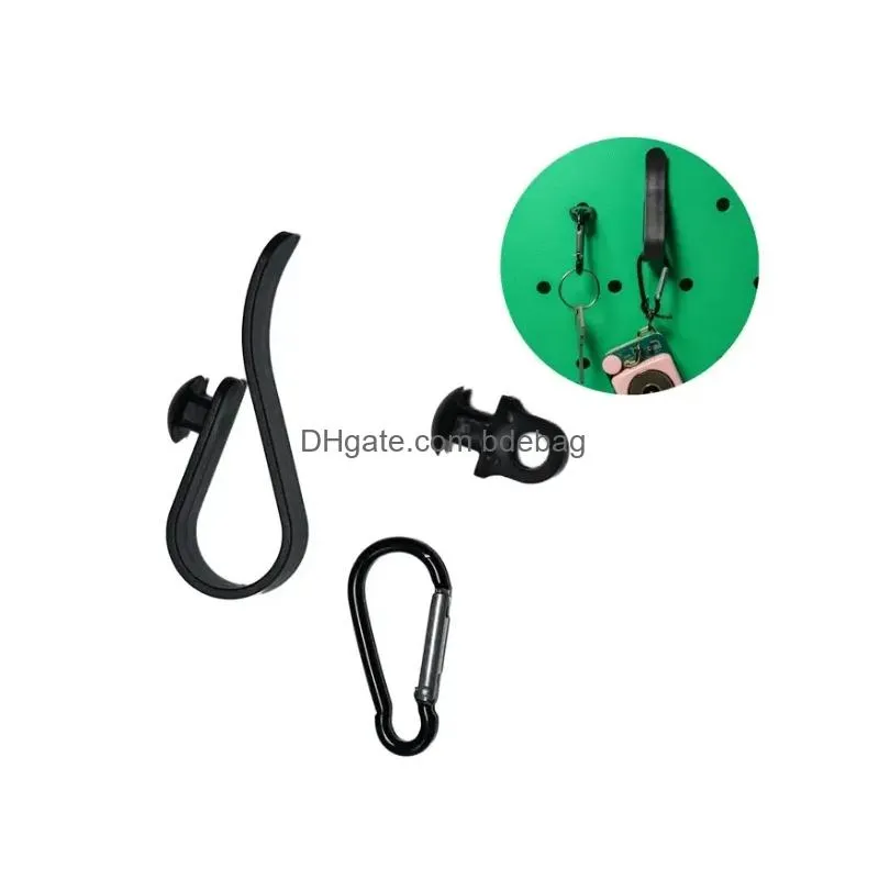 3pcs inserts hooks accessories for bogg bag insert charm cup holder connector key holder compatible with rubber beach totes bag