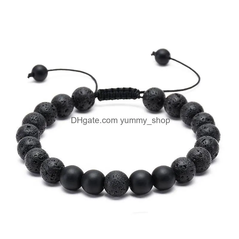  lava rock beads bracelets 8 mm fashion natural stone charm jewelry weathering stone cuffs bangles 2 styles turquoise bracelet