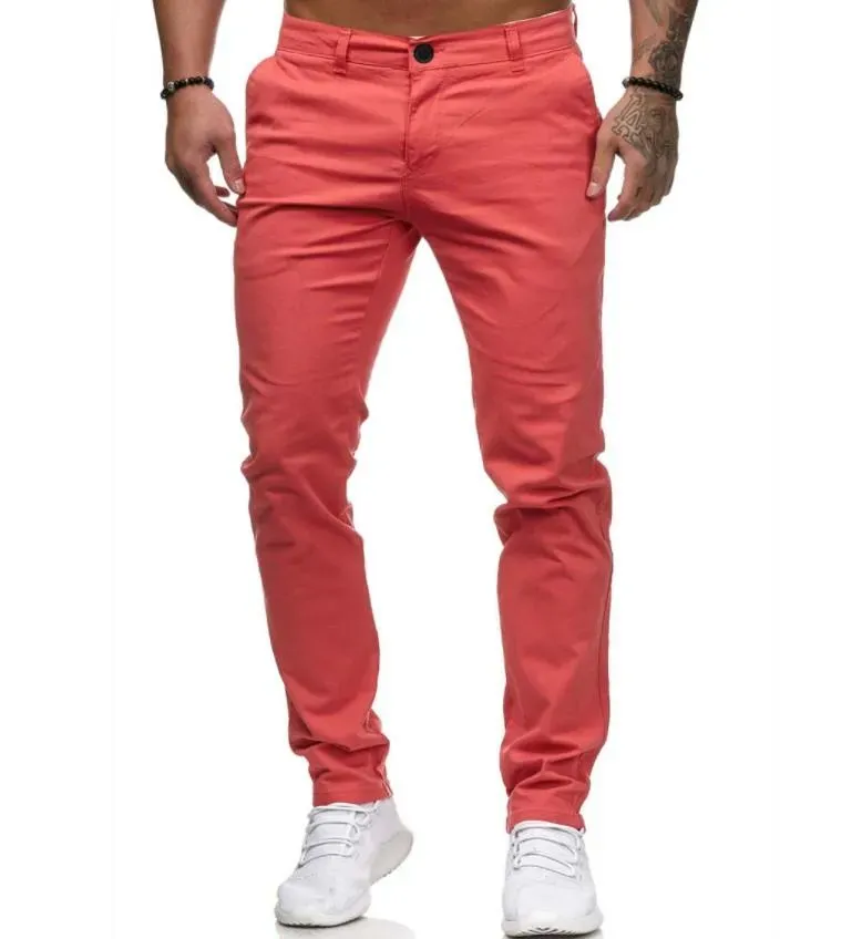 Men`s Pants Casual Daily Wear Jogger Chinos Streetwear Cargo Fit Solid Colored Full Length Classic Zipper Vintage