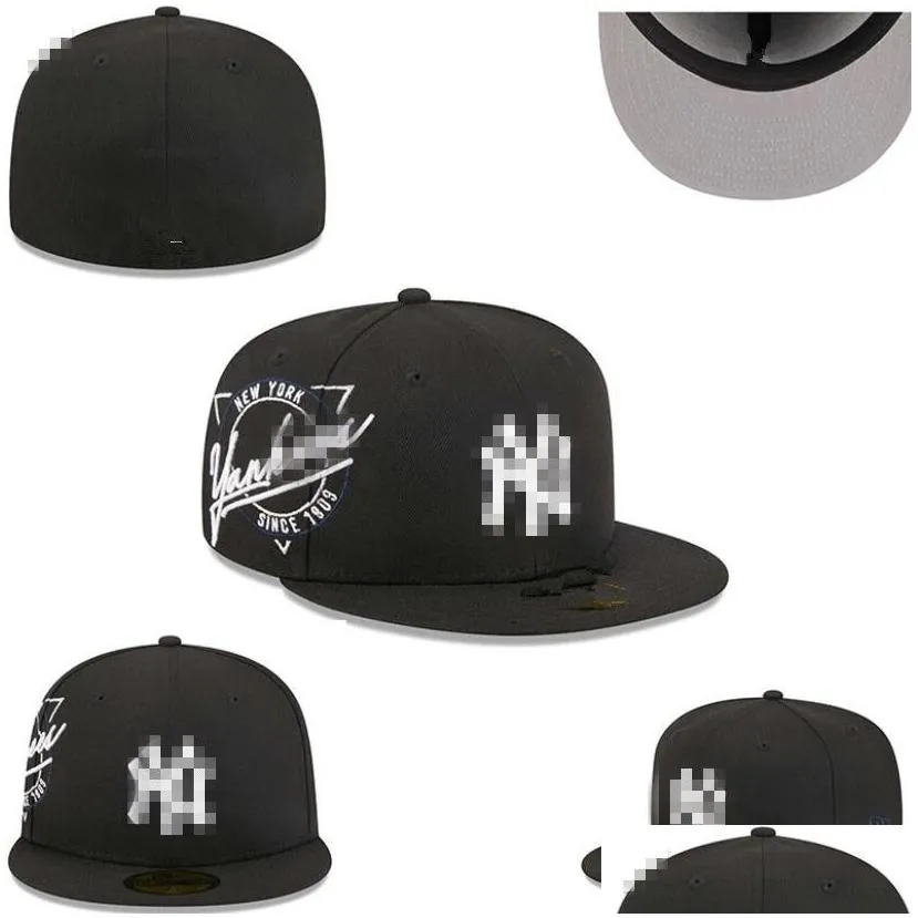 Men`s Baseball Yankees Fitted Size Hats LA Snapback Hats World Series white Hip Hop SOX Sport Caps Chapeau Gray Stitch Heart 