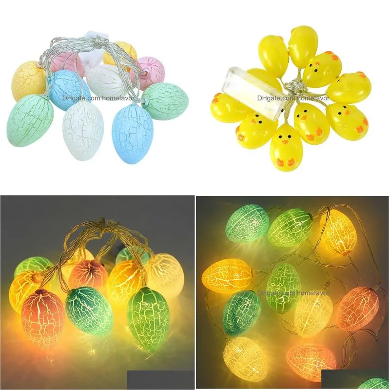 other festive party supplies 10leds easter decorations for home egg rabbit led string light bunny fairy lights wedding ornament garland