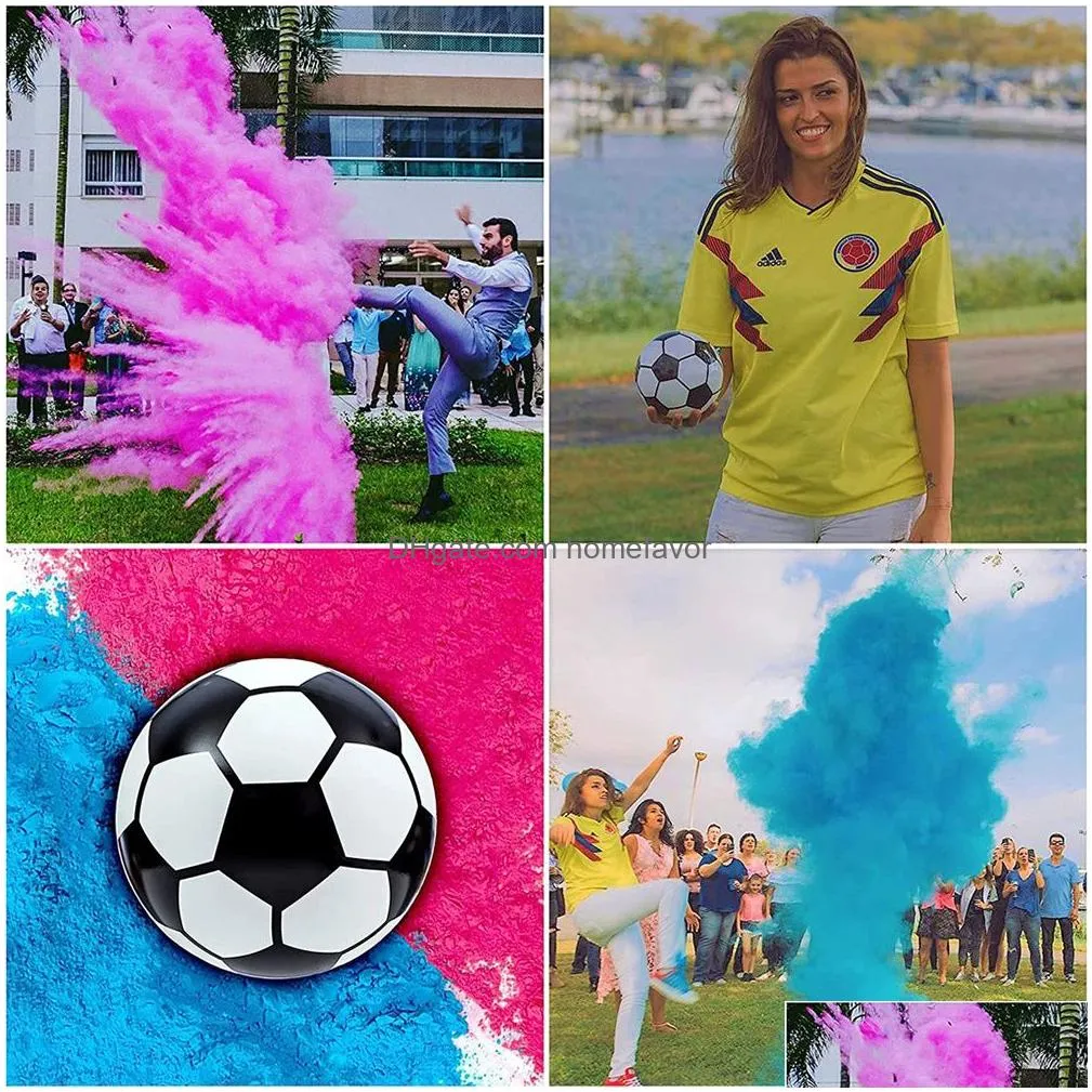 other event party supplies creative exploding soccer ball decorations innovative gender reveal set festive holiday props surprised gift