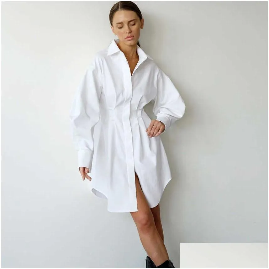 23ss autumn women`s dress french lined dress with a waist wrap for a slim and slim fit long sleeve small dress