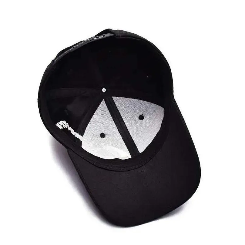 Ball Caps Make Old Skl Baseball Cap Washed Cotton Hat With Edge And Visor New For Men Women 240410 Drop Delivery Dhflq