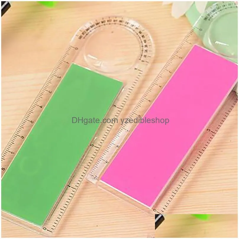 wholesale mini portable solar energy calculators creative multifunction ruler student rulers calculator quality