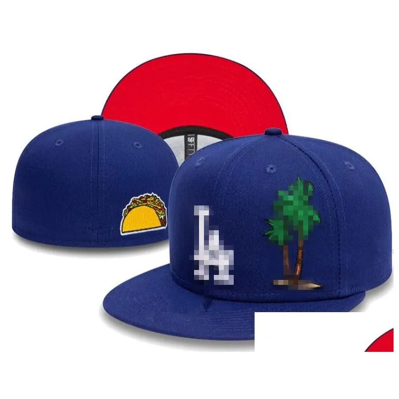 Men`s Baseball Dodgers Fitted Size Hats LA Snapback Hats World Series white Hip Hop SOX Sport Caps Chapeau Gray Stitch Heart 