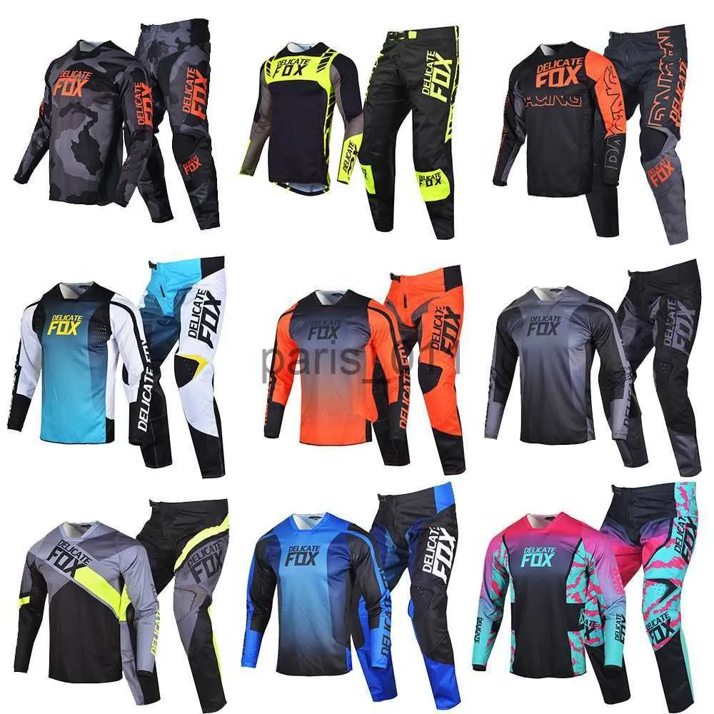 Others Apparel Delicate Motocross Gear Set Pants MX Combo Moto Cross Enduro Race Outfit Dirt Bike Off Road Suit x0926