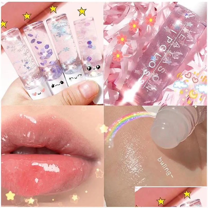 Lip Gloss Y Shiny Cosmetics Moisturizing Shimmer Long Lasting Lips Plumper Oil Liquid Lipstick Tint Care Drop Delivery Otlrf