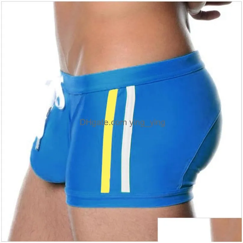 men swim briefs swimsuit sexy gay penis pouch swimwear surf board wear beach shorts swimming trunks low rise bathing bikini 220509