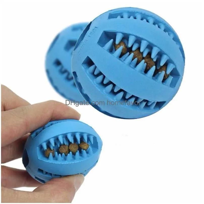 5cm/7cm/11cm pet watermelon ball toy dog interactive bouncing natural rubber leaking tooth cleaning 220423