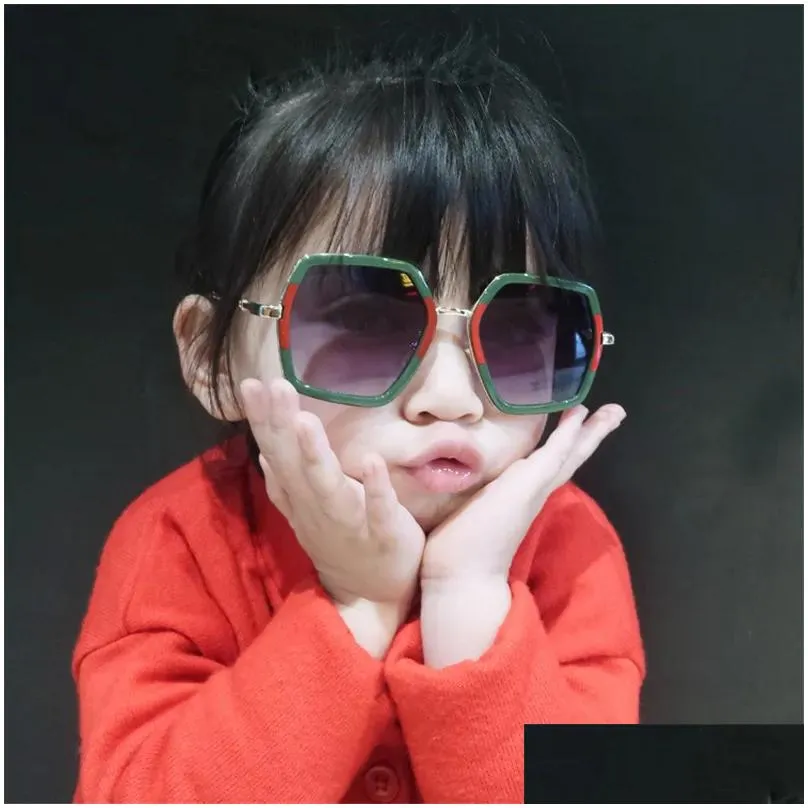 Sunglasses Kids flower Sunglasses Boys Girls Baby Infant Fashion Sun Glasses Eyewear Children Shades Luxury Sun glasses QA158 230530