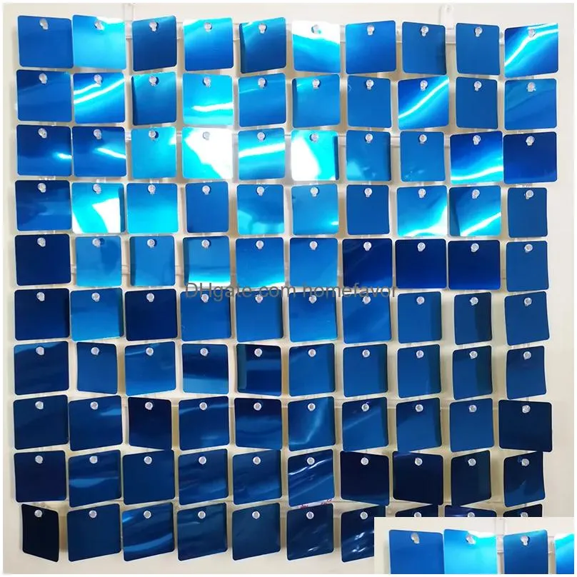 other event party supplies shimmer sequin wall panel backdrop blue pink onion pick birthday show square gliter decorative decoration irisdecent