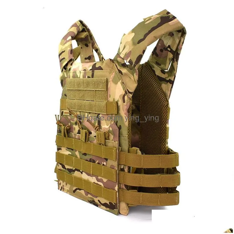 mens vests hunting tactical body armor jpc molle plate vest outdoor cs game paintball airsoft vest military equipment 230111