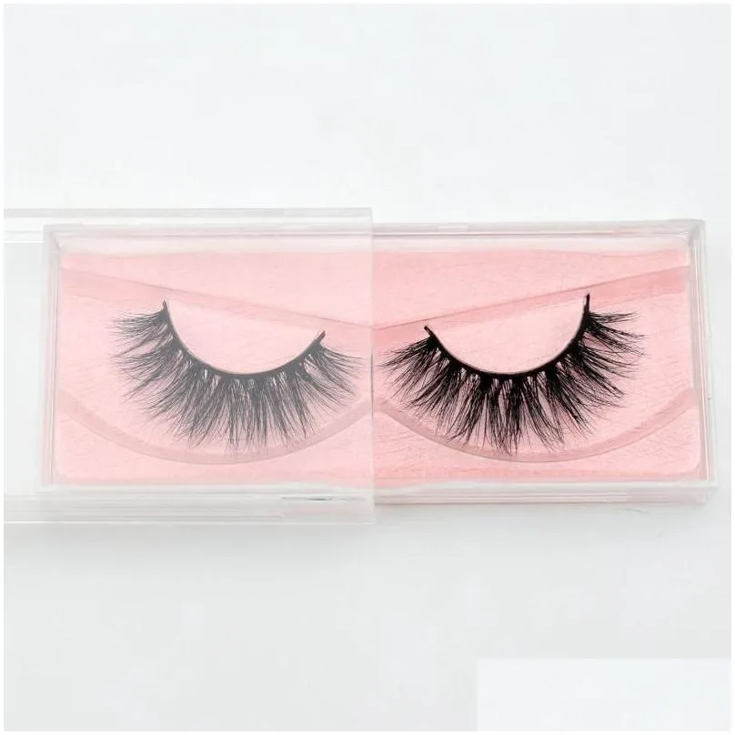 False Eyelashes Viso 3D Mink Lashes Natural Long Handmade Makeup Beauty Winged Fake Eye Extension Tools E19False Drop Delivery Otzid