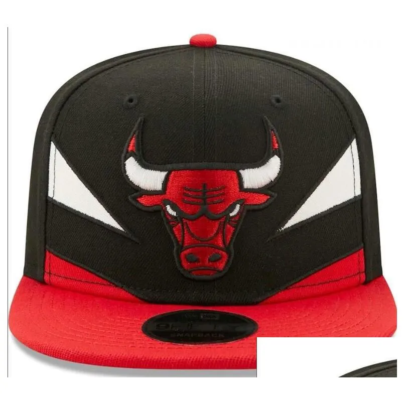 ``Bulls``Ball Caps 2023-24 unisex fashion cotton baseball cap snapback hat men women sun hat embroidery spring summer cap wholesale