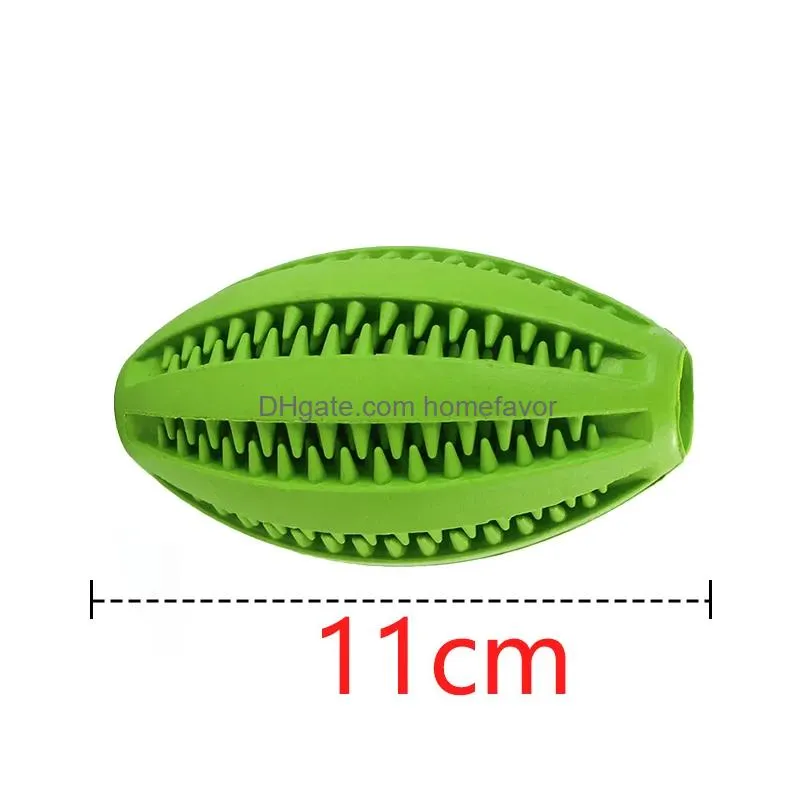 5cm/7cm/11cm pet watermelon ball toy dog interactive bouncing natural rubber leaking tooth cleaning 220423