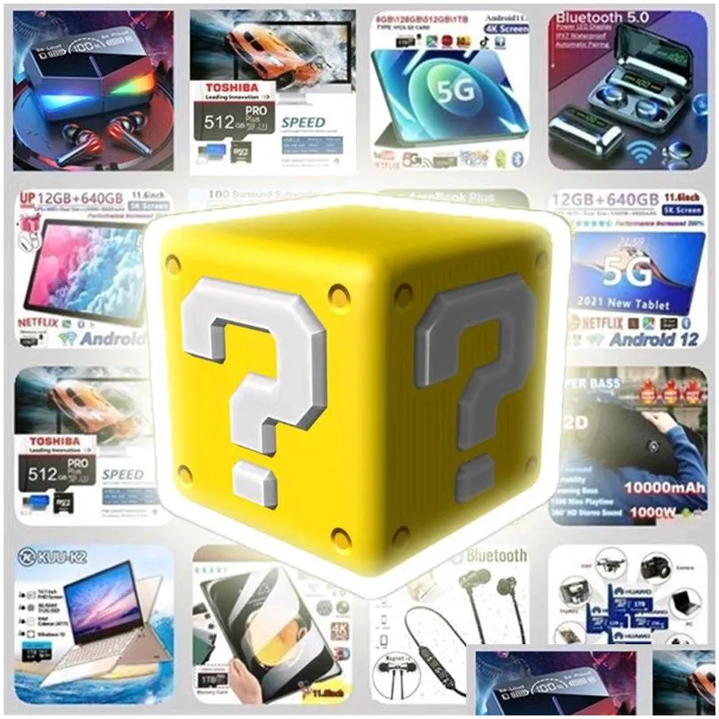Car Other Auto Electronics Blind Box Mystery High Quality Brand New 100% Winning Random Items Digital Electronic Accessories Game Cons Dhwem