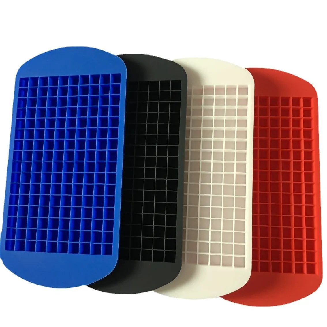 Silicone Ice Cube Tray 160 Grids Square Summer DIY Fruit Ice Cube Maker Bar Cold Drink Mold Bar Tools