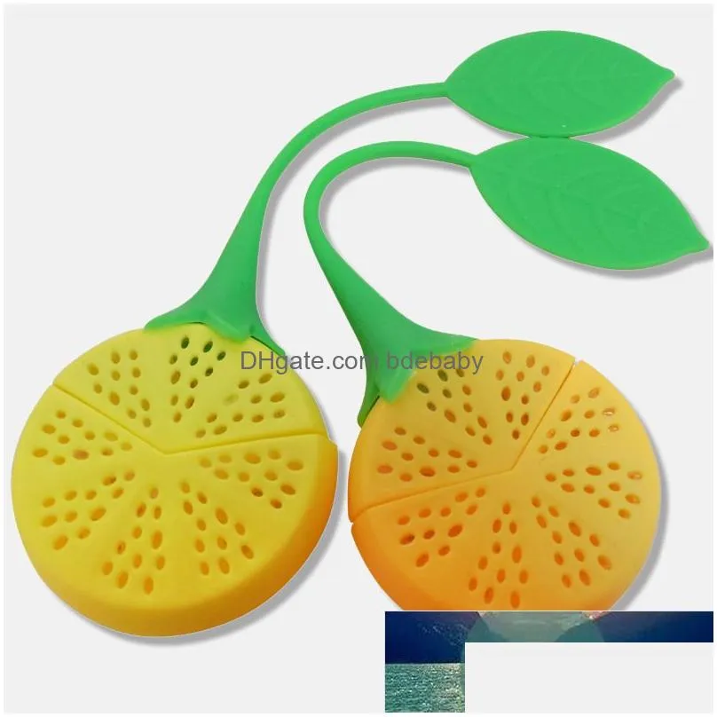 Tea Strainers 1 Pc Herbal Spice Filter Kitchen Tools Stberry Accessories Infuser Ball Leaf Strainer Bag For Brewing Device Drop Delive Dhmuf