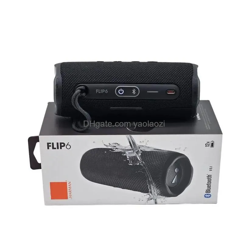 flip 6 portable wireless bluetooth speaker mini waterproof ipx7 portable speaker outdoor powerful stereo bass