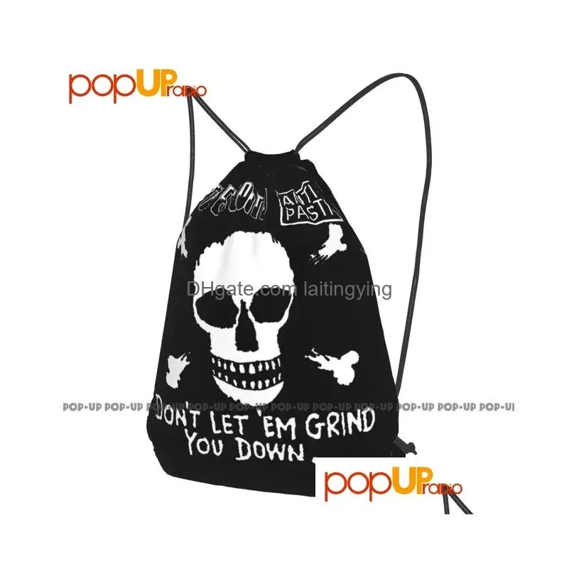 Other Maternity Supplies The Exploited Anti Pasti Skl Crossbes Punk Rock Dstring Backpack Sports Bag M1Fi Drop Delivery Baby Kids Dhqbr