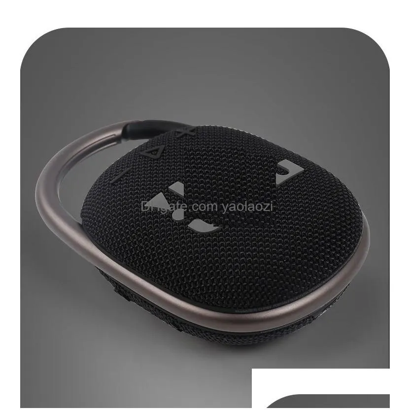 clip4 music box 4 generation wireless bluetooth speaker sports hanging buckle insert card convenient small speaker