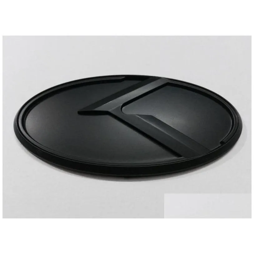 Car Stickers 2Pcs New 3D Black K Logo Badge Emblem Sticker Fit Kia Optima K5 2011Car Emblems1331716 Drop Delivery Mobiles Motorcyc Otnua