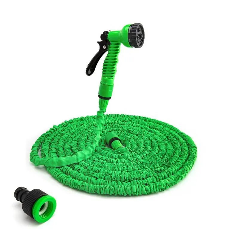 Garden Hose Expandable Magic Hose With Sprey Gun Flexible Water Car Washer Cleaning Tool Gardning1262w