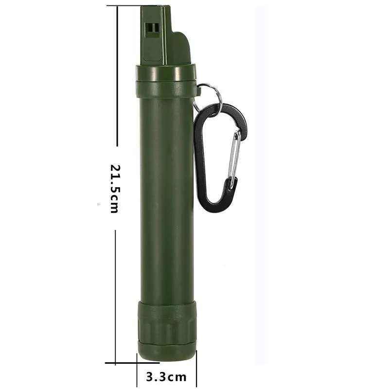 Replacement Water Filters Outdoor Water Filtration Survival Water Filter Straw Water Filtration System Drinking Purifier For Emergency Hiking Camping