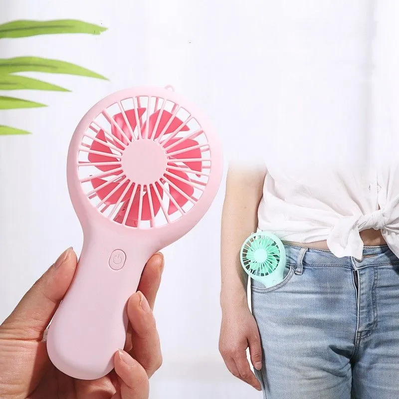 Handheld Small Fan Cooler Portable Small USB Charging Fan Mini Silent Charging Desk Dormitory Office Student Gifts